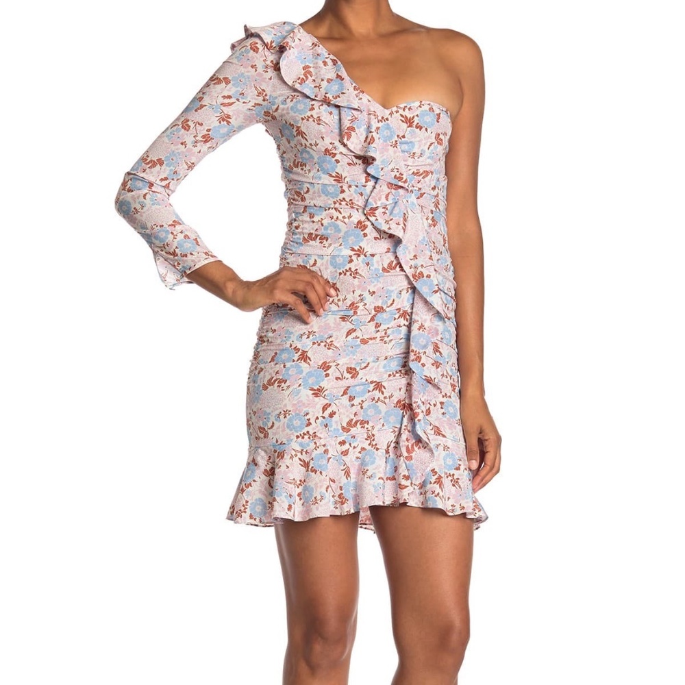 VERONICA BEARD Cass One-Shoulder Silk Dress NWT 6 - Picture 2 of 8